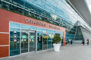 Departure Enterance Tbilisi Airport 